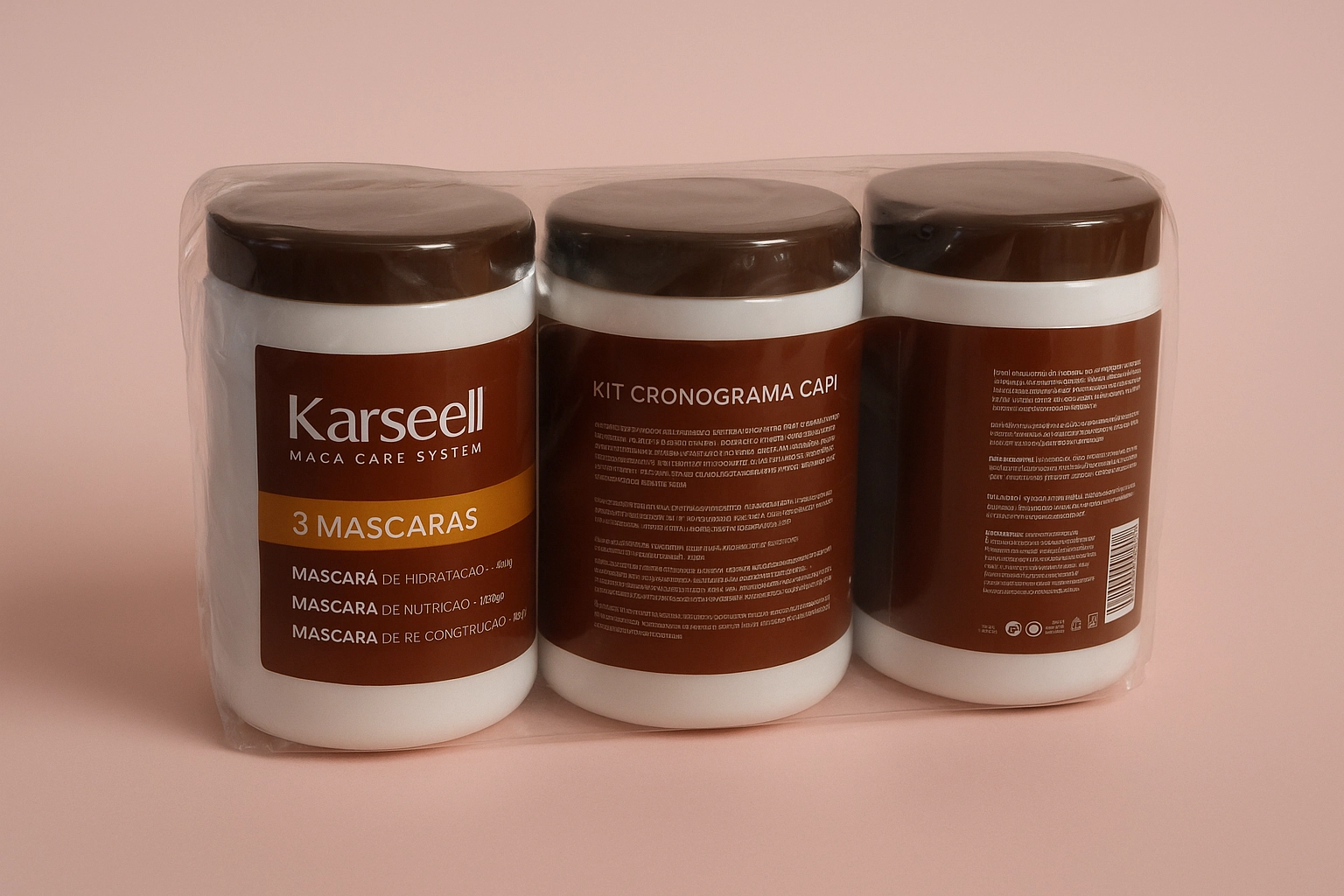 Kit Cronograma Capilar 3 Máscaras