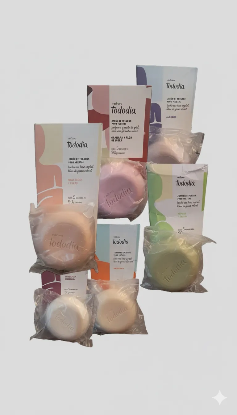 Pack de 5 Jabones Natura Tododia (Variedad de Aromas)